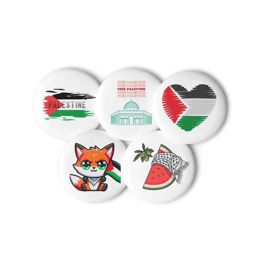 Palestine Pin Button Set product image (11)