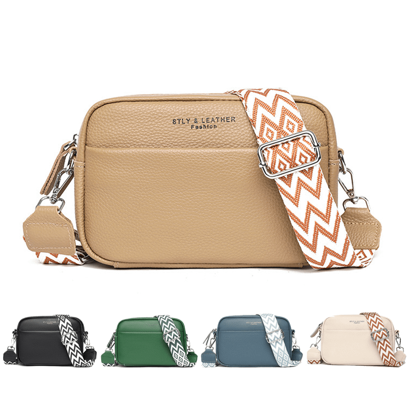 Chic Embroidered Crossbody Bag with Wide Shoulder Strap product image (7)