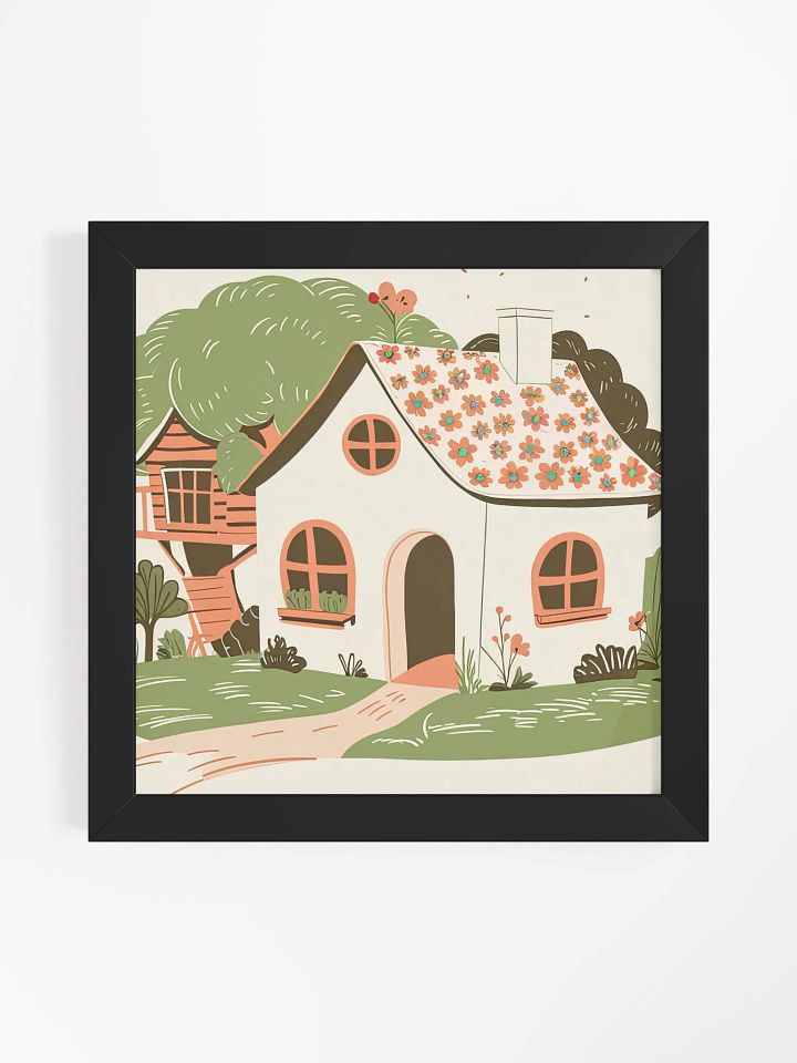 House & Treehouse Framed Poster product image (1)
