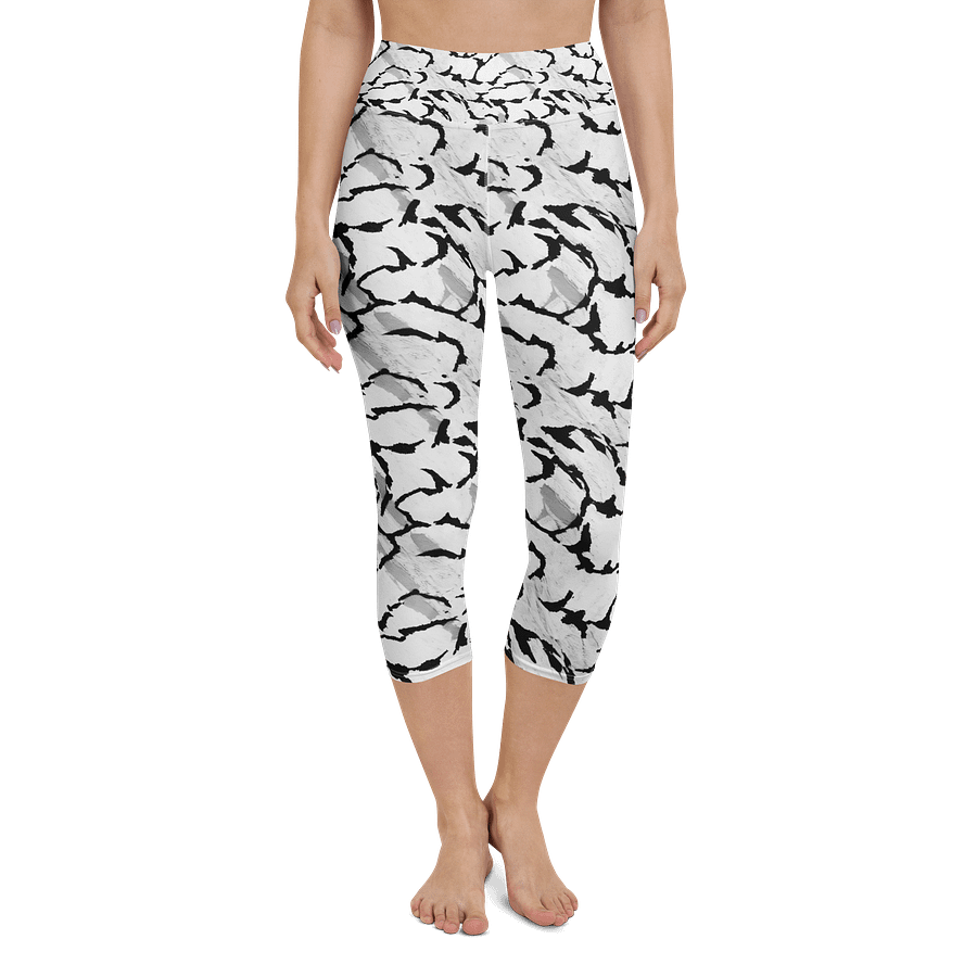 Black White Capri Leggings product image (4)