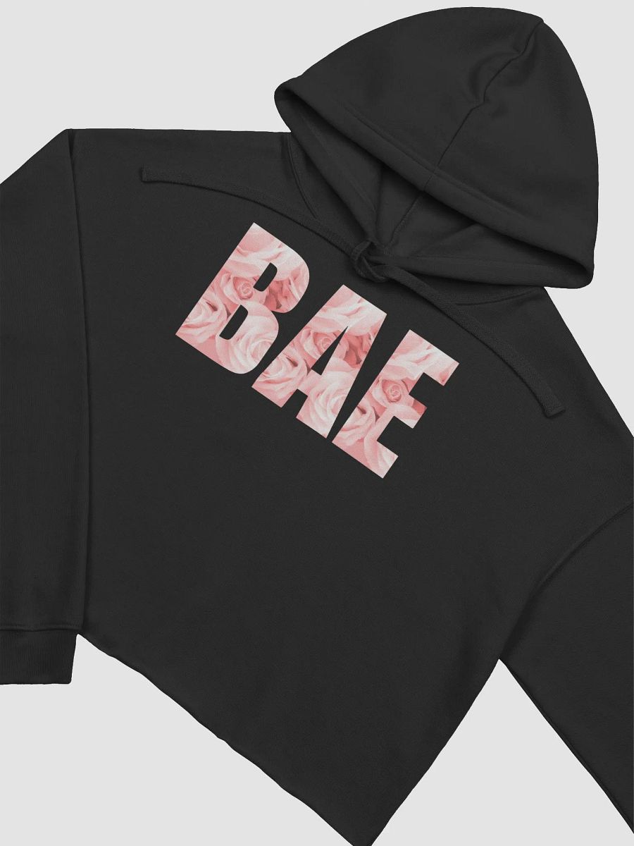 BAE ROSE NIGHT Fleece Crop Hoodie product image (3)