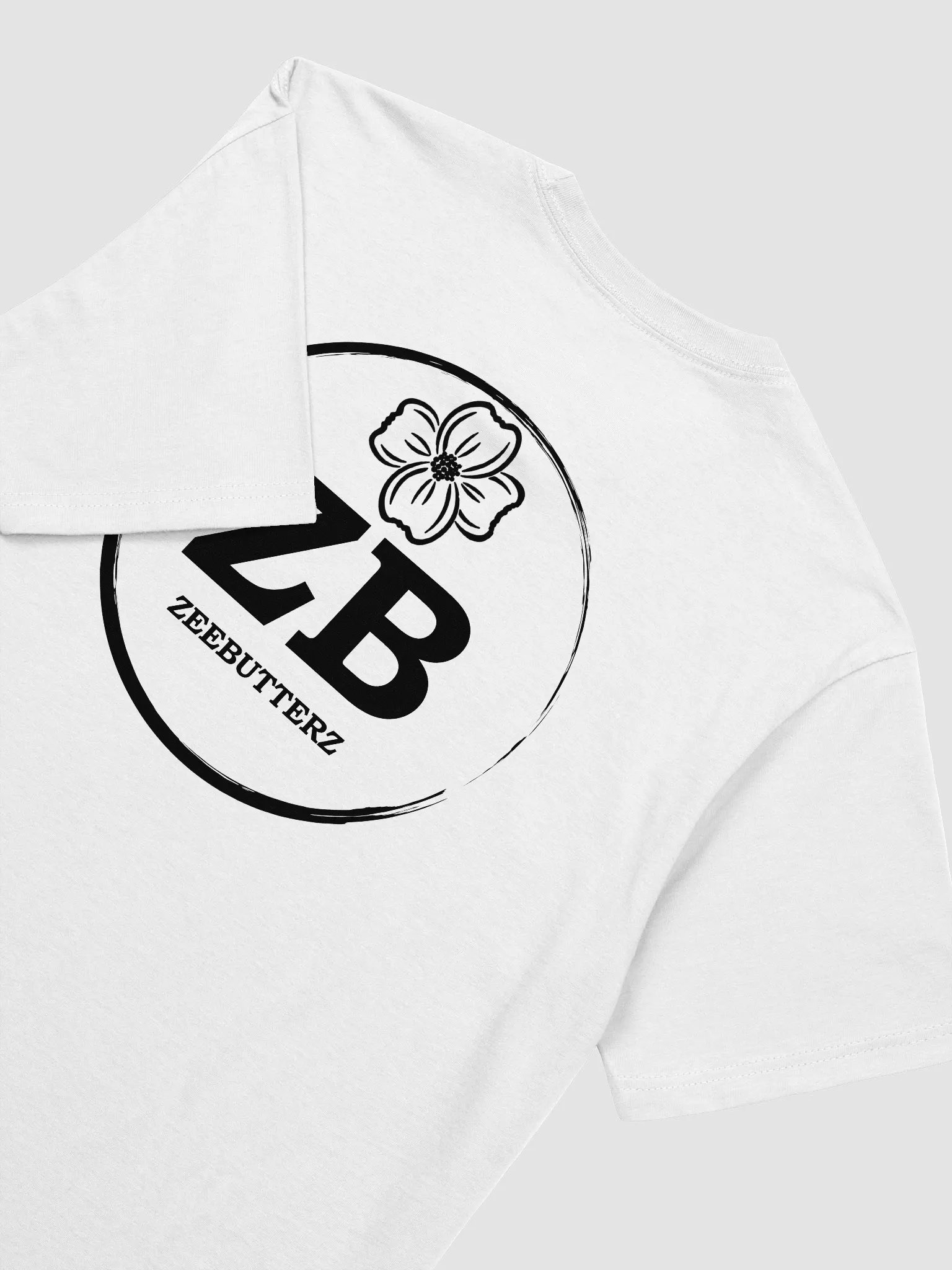 Logo white comfy tee product image (4)