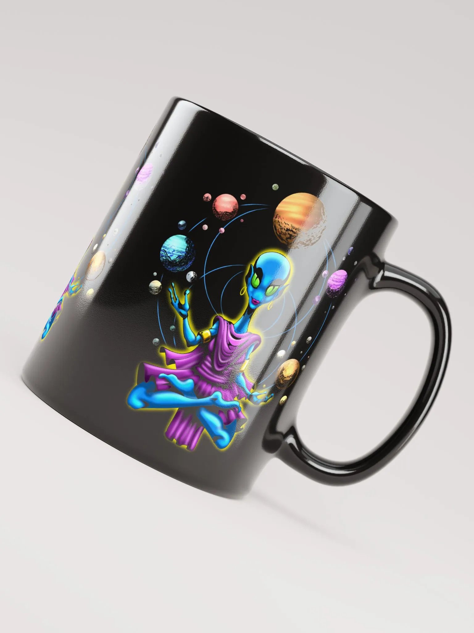 Meditating Alien - Coffee Mug product image (3)