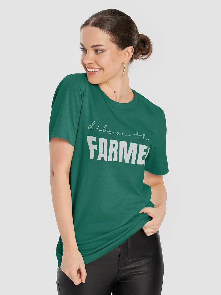 "Dibs on the farmer" t-shirt! (dark background) product image (2)