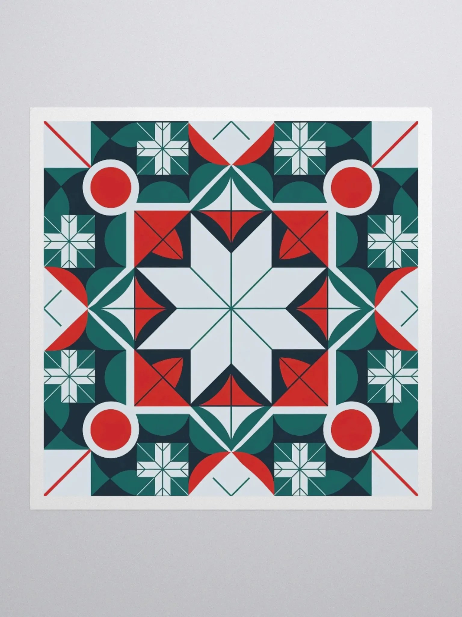 Kaleidoscope patterned Kiss Cut Stickers product image (4)