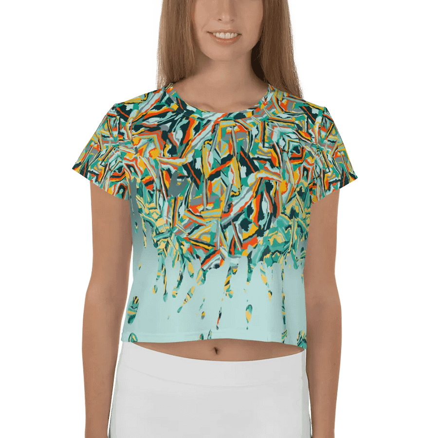 Colorful Destruction | Crop Tee product image (2)