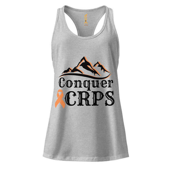 OFFICIAL Conquer CRPS (Black Print) Racerback Tank top (Women's) product image (3)