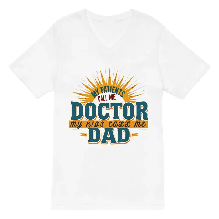 Doctor Dad Sunburst v-neck tee product image (2)