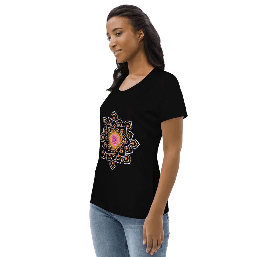 Simple Colorful Dot Mandala Eco T-Shirt product image (5)