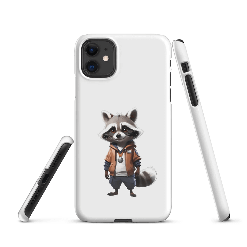 Cool Raccoon Snap Case for iPhone product image (1)