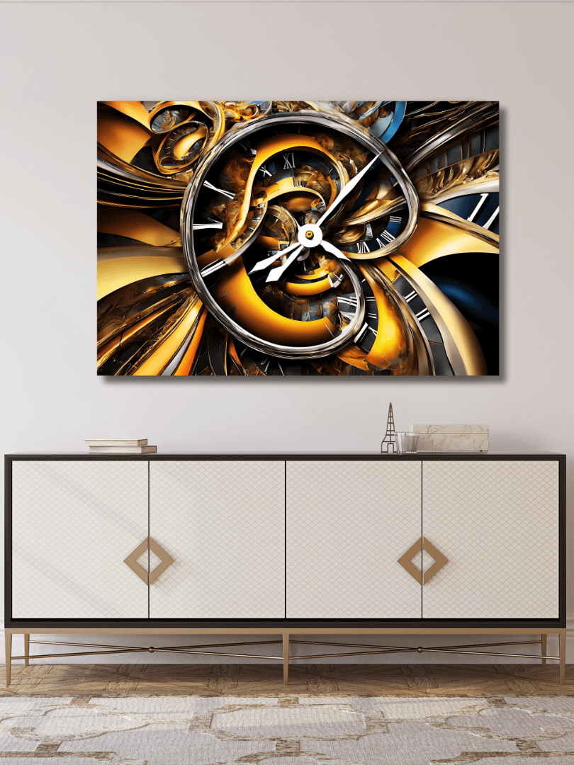 Time Confusion-11 | Canvas Artistic Wall Painting product image (3)