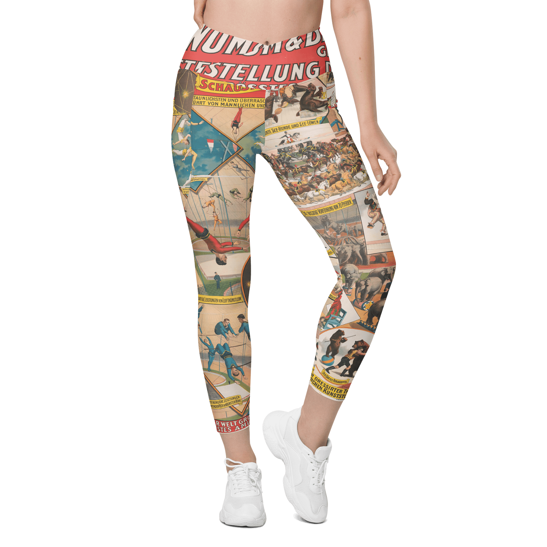 Kat's Vintage Circus Leggin's product image (1)