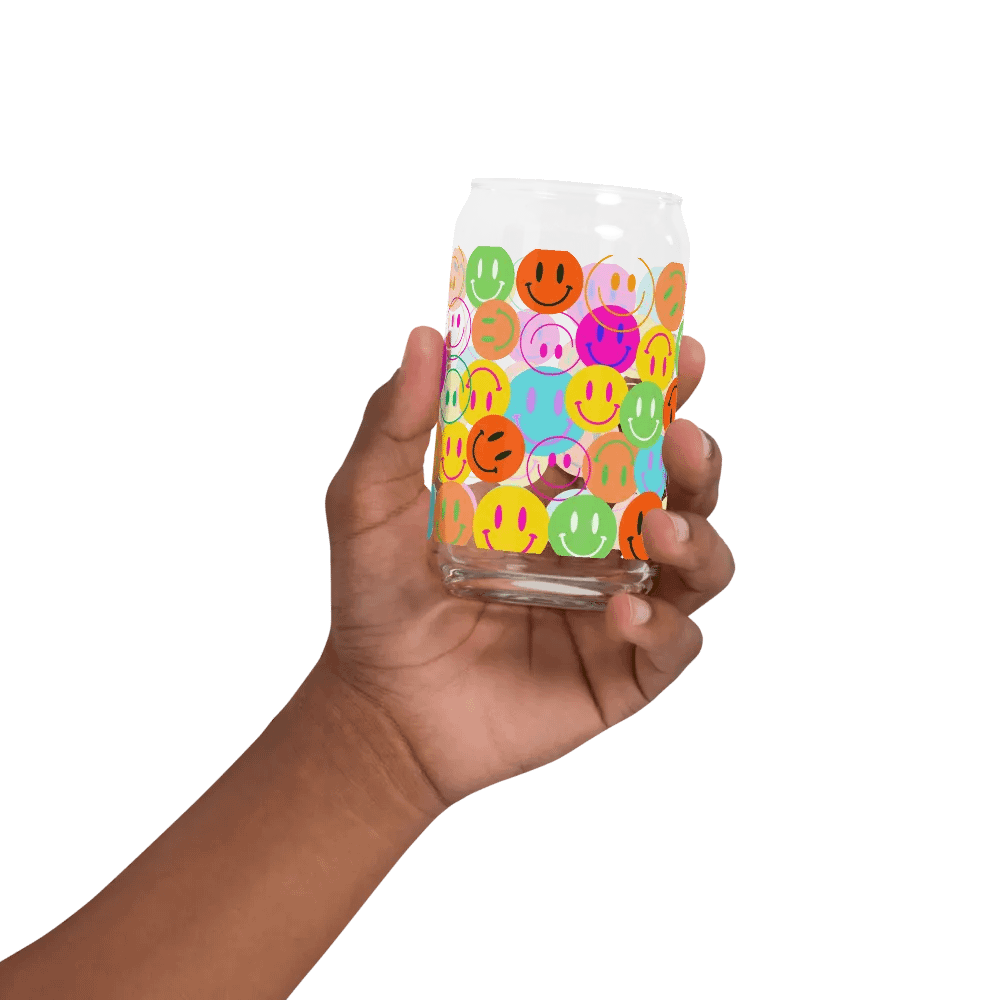 Smile emoji design - Sipper Glass product image (32)