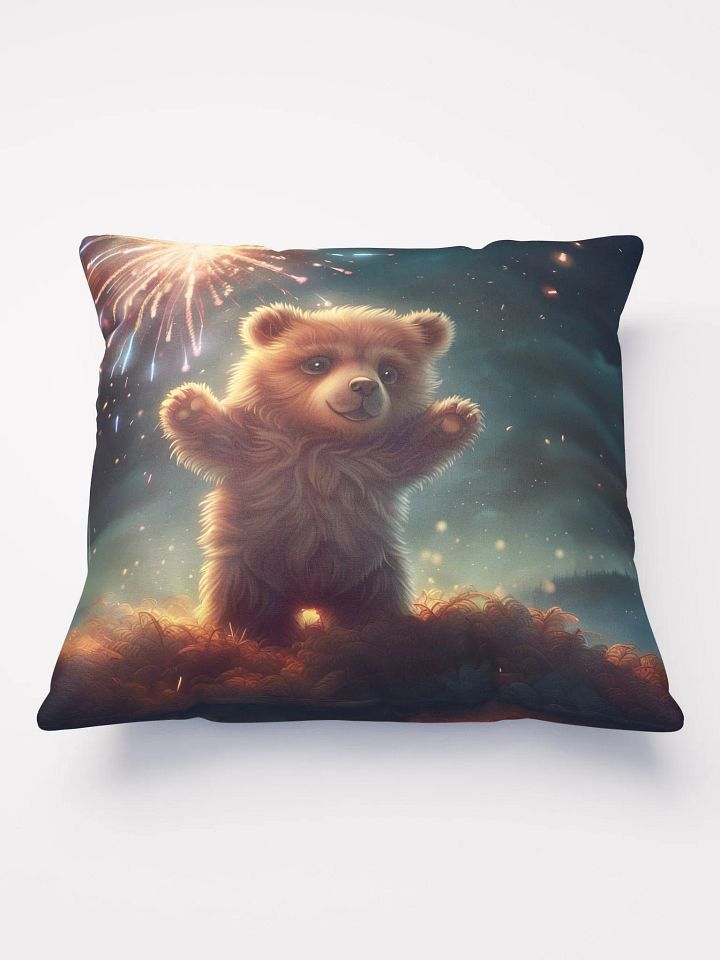Fireworks Bear Pillow product image (1)