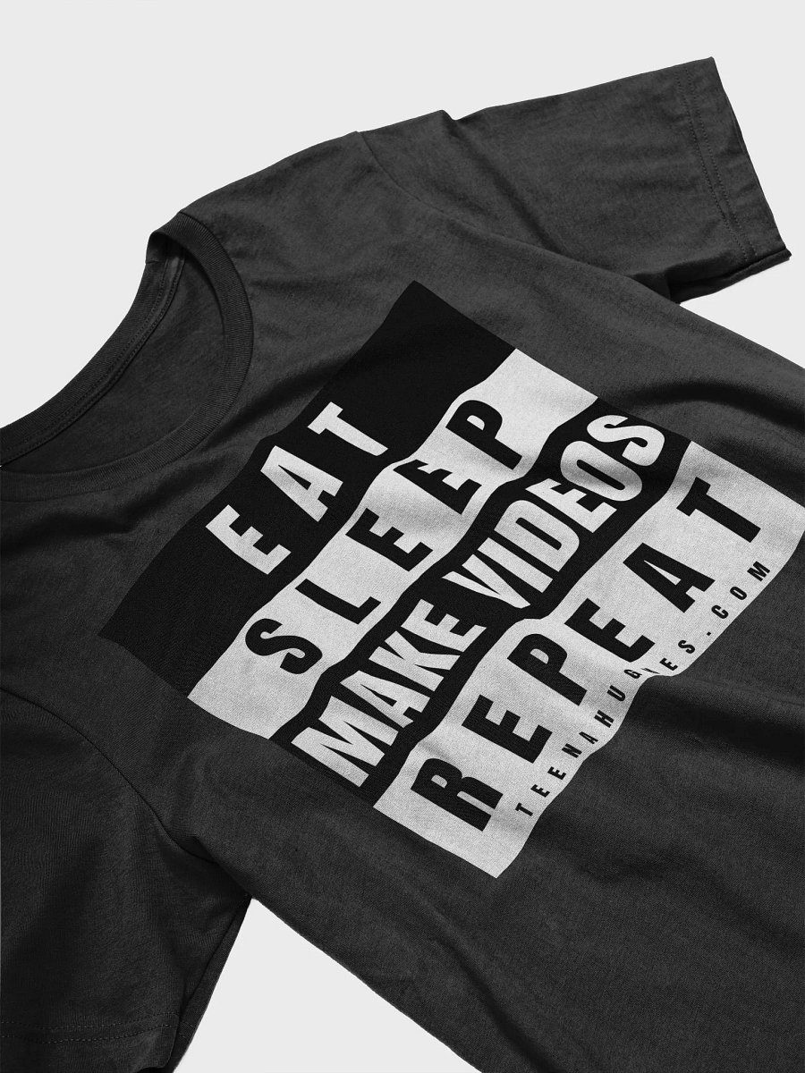 Eat - Sleep - Make Videos - Repeat – Black T-shirt product image (5)