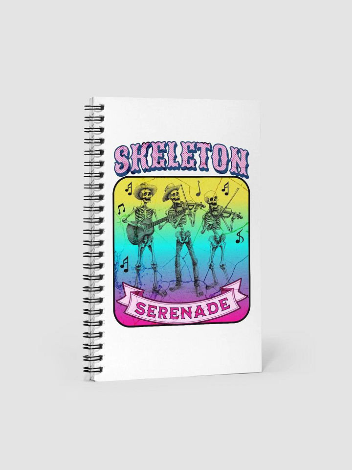 Skeleton Serenade Spiral Notebook product image (1)