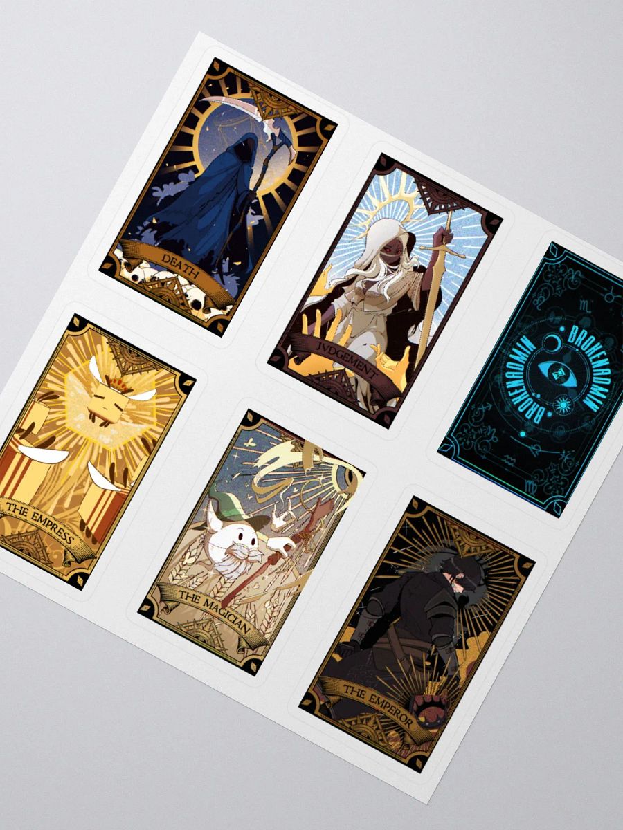 Tarot card pack stickers product image (6)