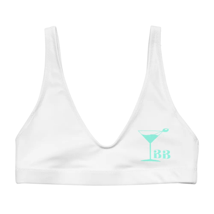 Boozy Bitchez Bikini Top (Teal Logo) product image (1)