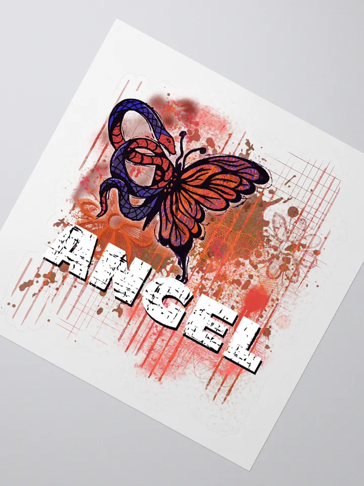 Angel Snake Butterfly Sticker product image (2)