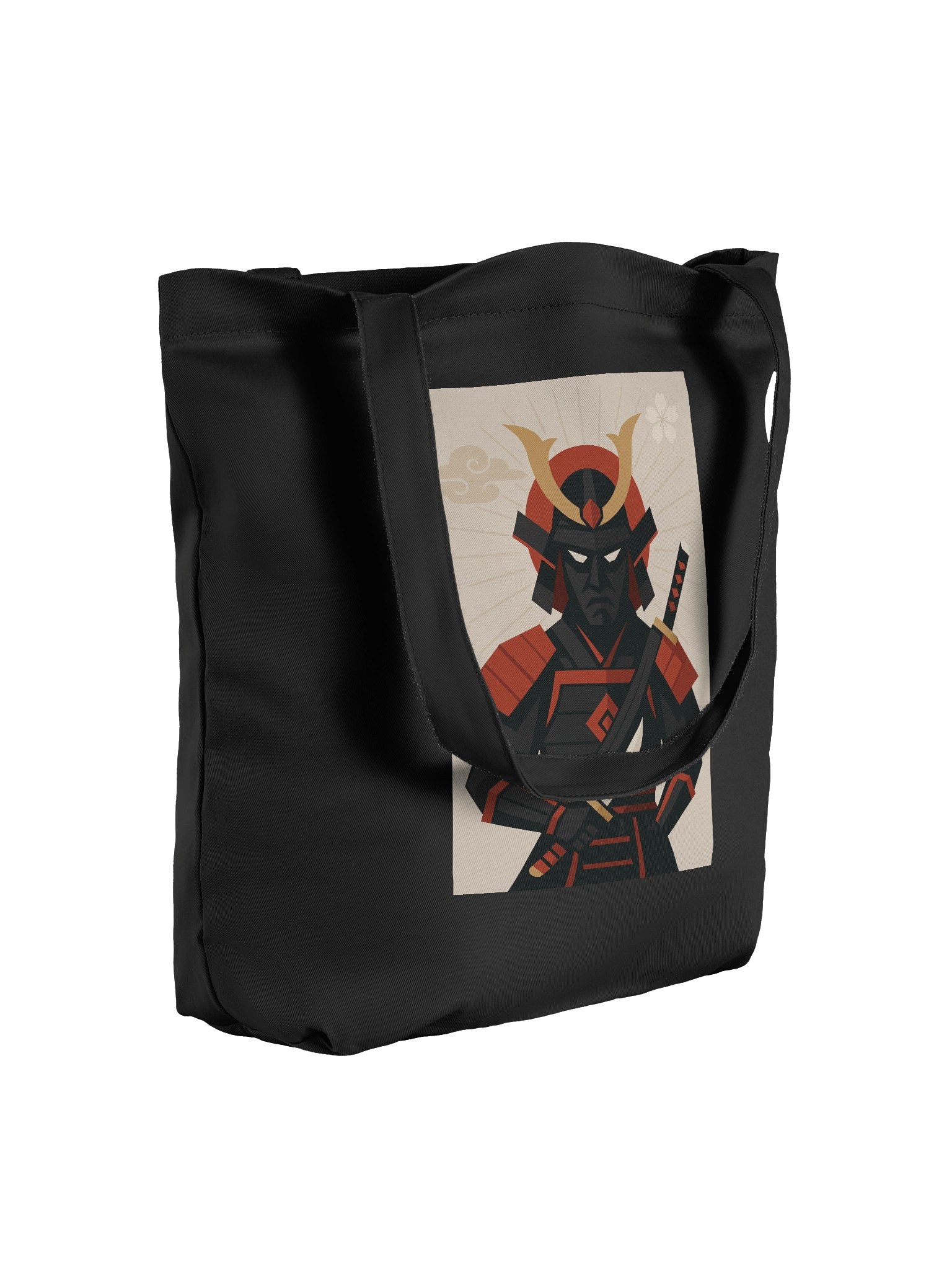 Samurai Tote Bag – Japanese Warrior Design Eco-Friendly Shoulder Bag product image (4)
