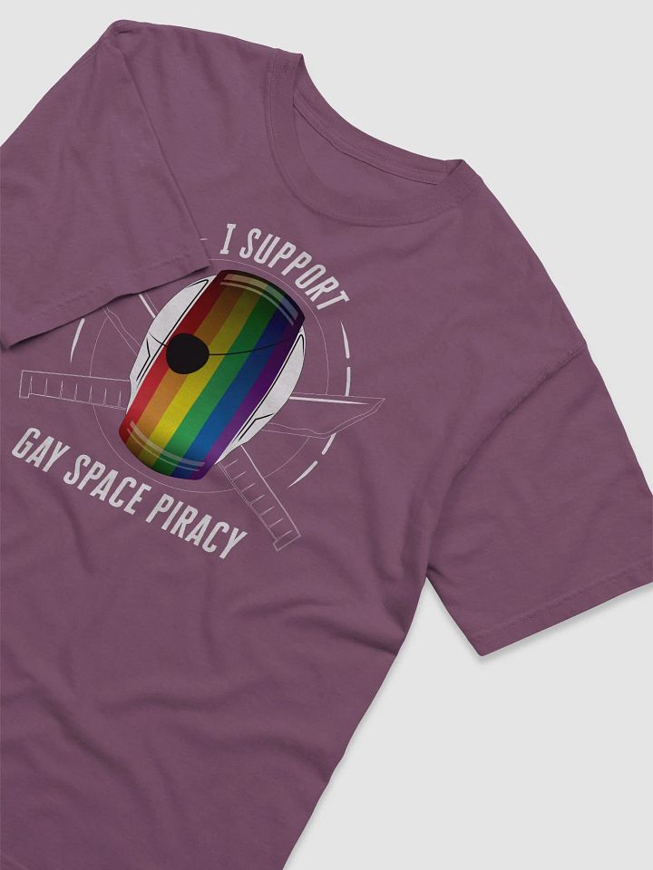 Gay Space Piracy Heavyweight T product image (2)