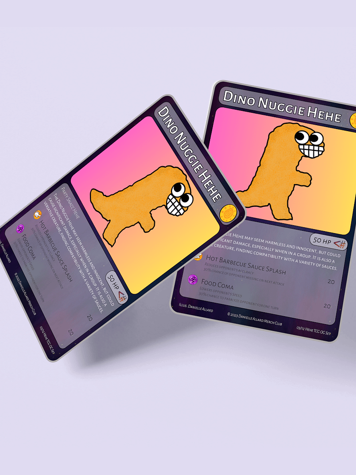 Dino Nuggie Hehe Digital Card [Hehe TCG Card #03] product image (1)