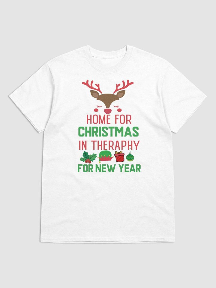 Home for Christmas Festive Tee Shirt Gildan 5000 USA product image (1)