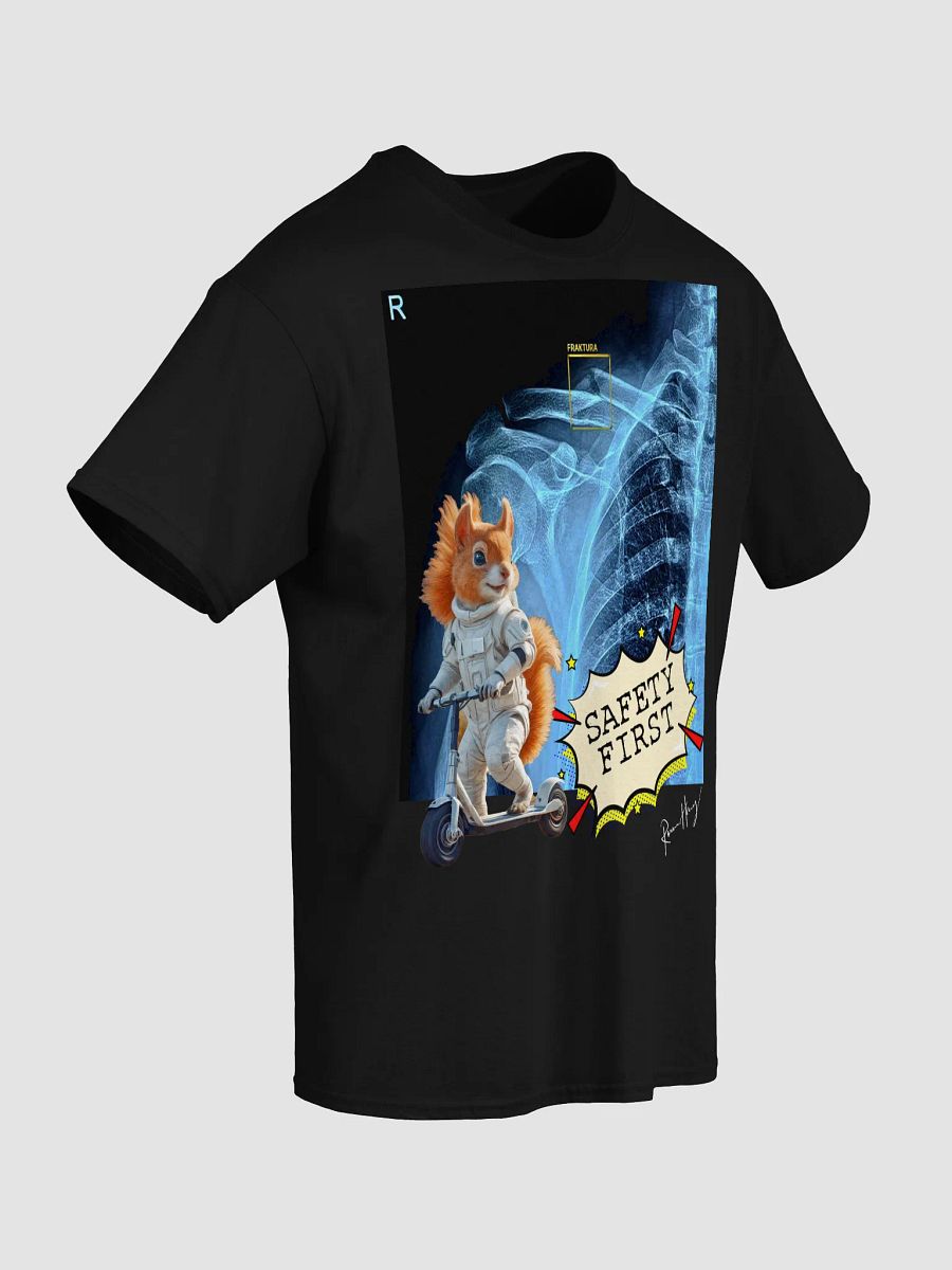 Safety First T-Shirt with real authentic X-ray product image (5)