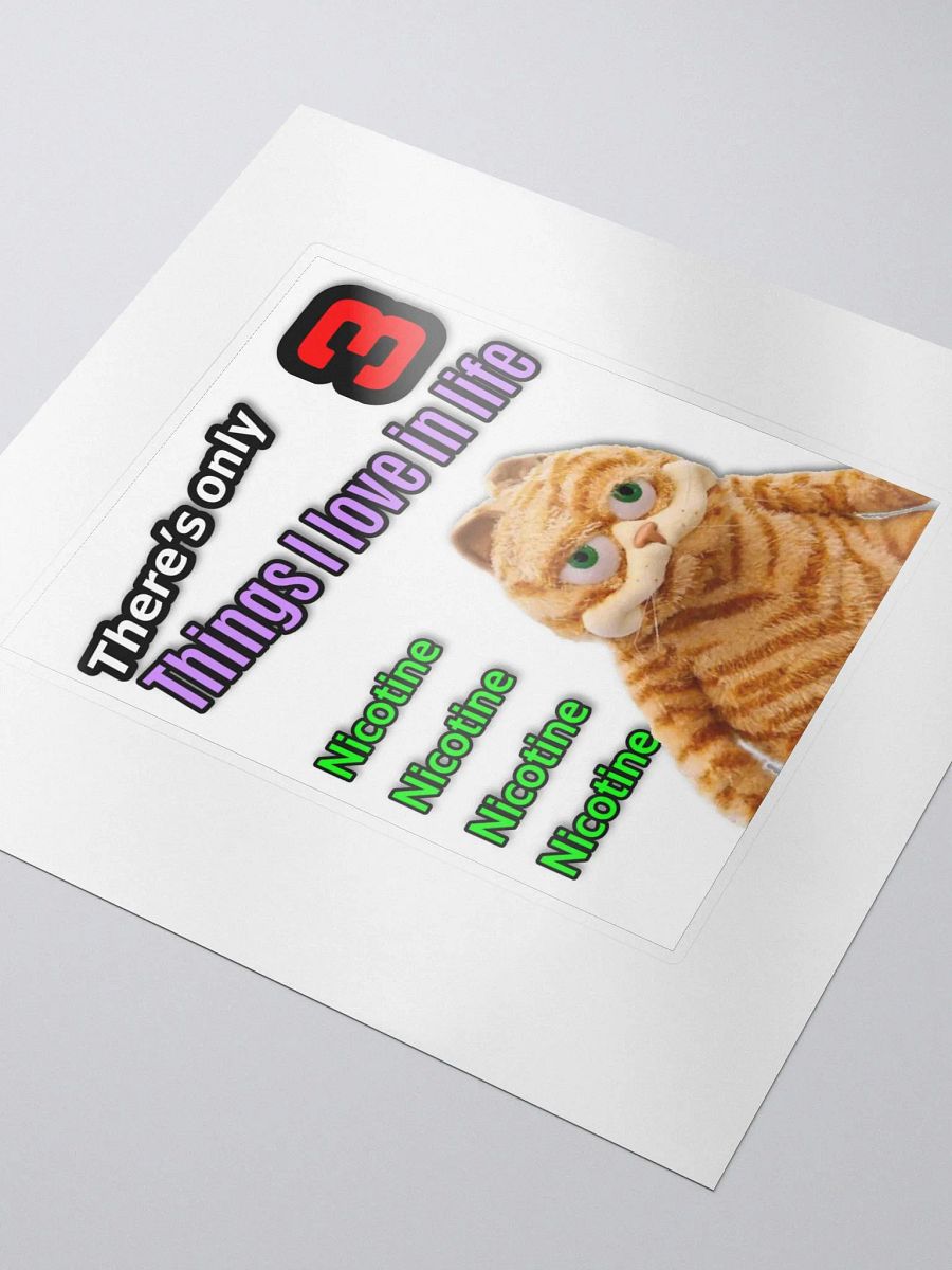 Nicotine Sticker product image (3)