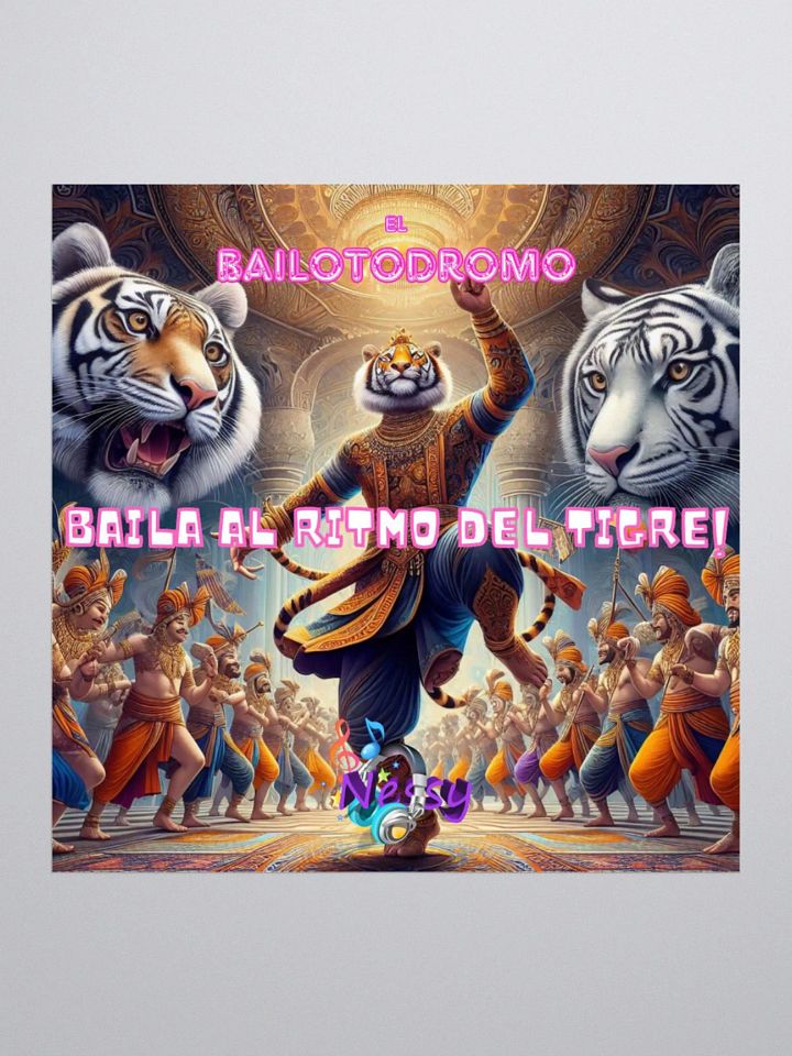 Sticker sencillo Baila al Ritmo del Tigre product image (1)