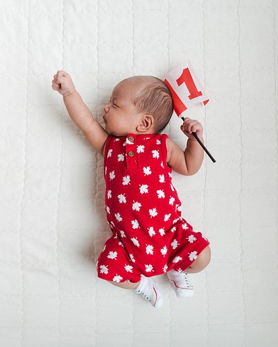 It’s been a whole month since we welcomed our little man into the world! 1️⃣💙

This Canada Day, he’s been proudly waving his ...