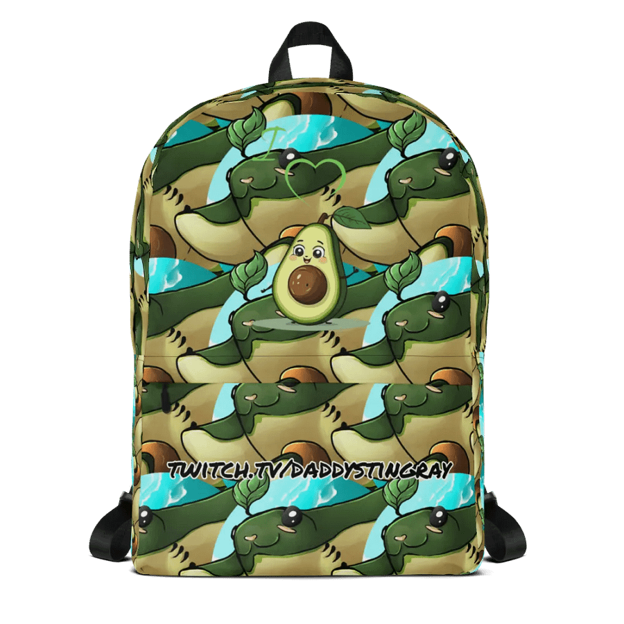 Avocado Adventure All-Over Backpack product image (7)