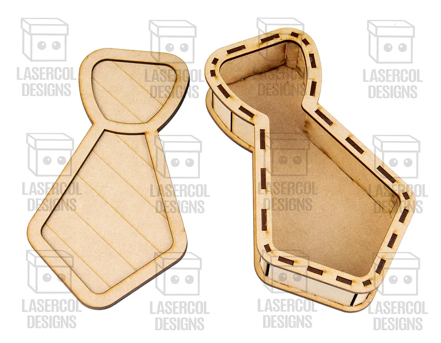 Shirt and Tie Father's Day Gift Boxes (3 Sizes) - Laser Cut Files product image (4)