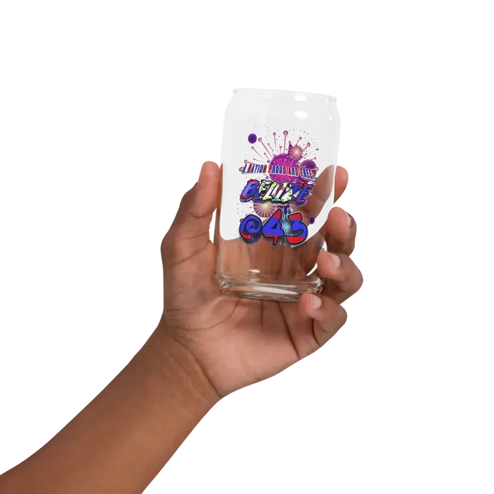 Belize September Celebrations 2024 Can Glass product image (2)