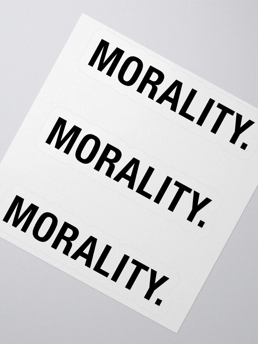 Morality Sticker product image (8)