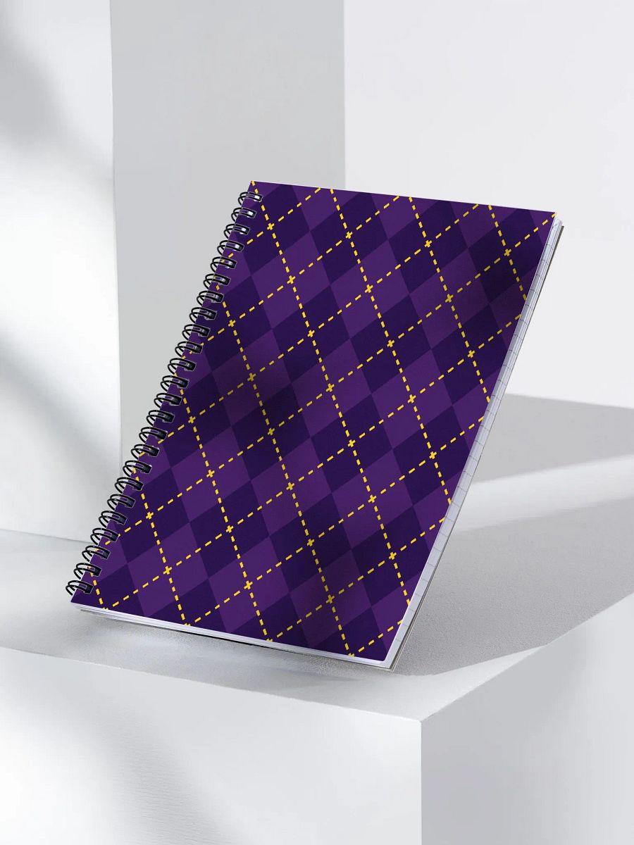 Co-Host Pantone Argyle Spiral Bound Notebook product image (3)