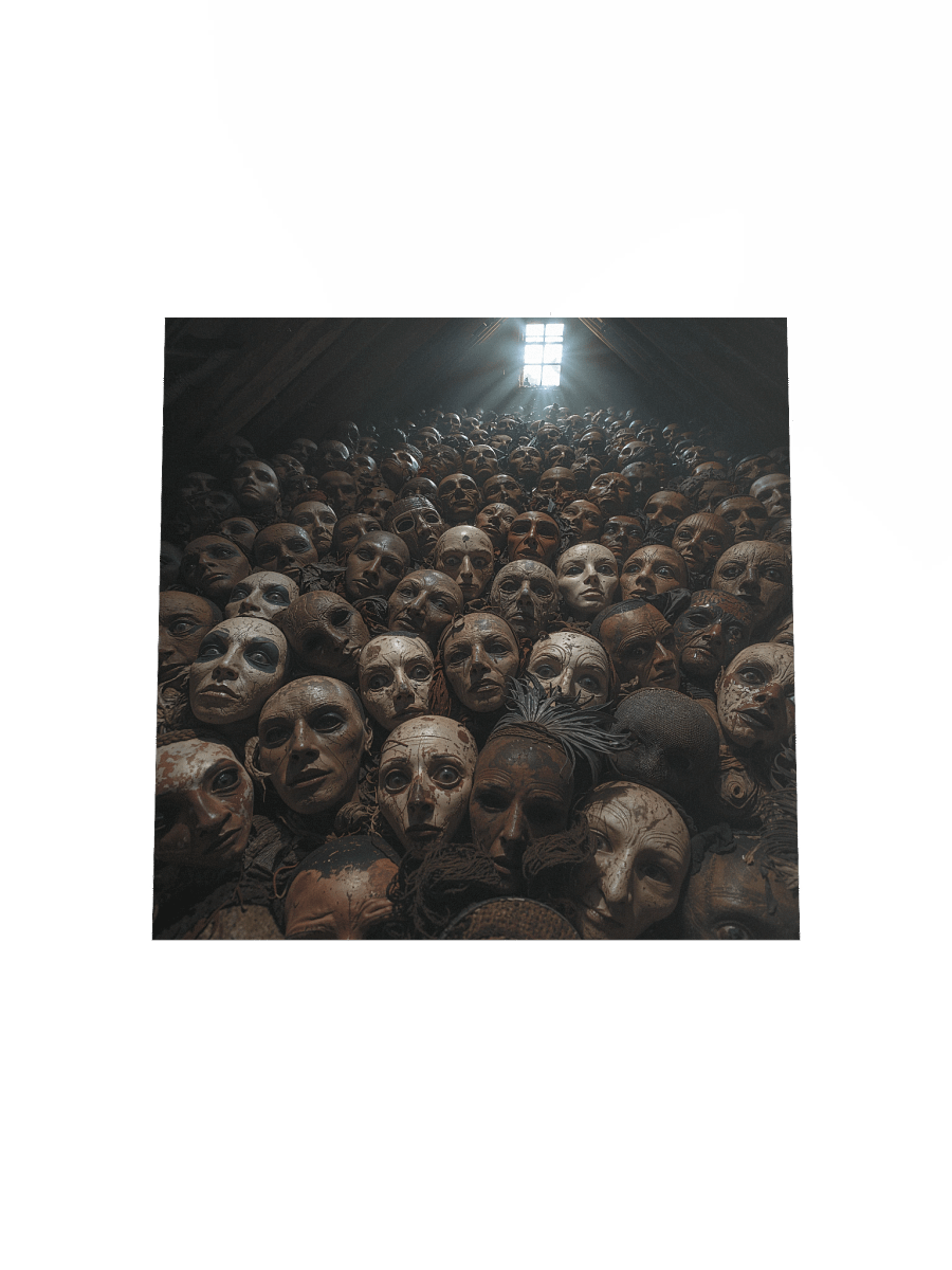 The Attic of Forgotten Faces Matte Poster product image (17)