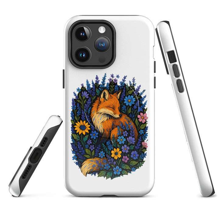 Cottagecore Fox MagSafe® iPhone Case With Wildflowers product image (4)