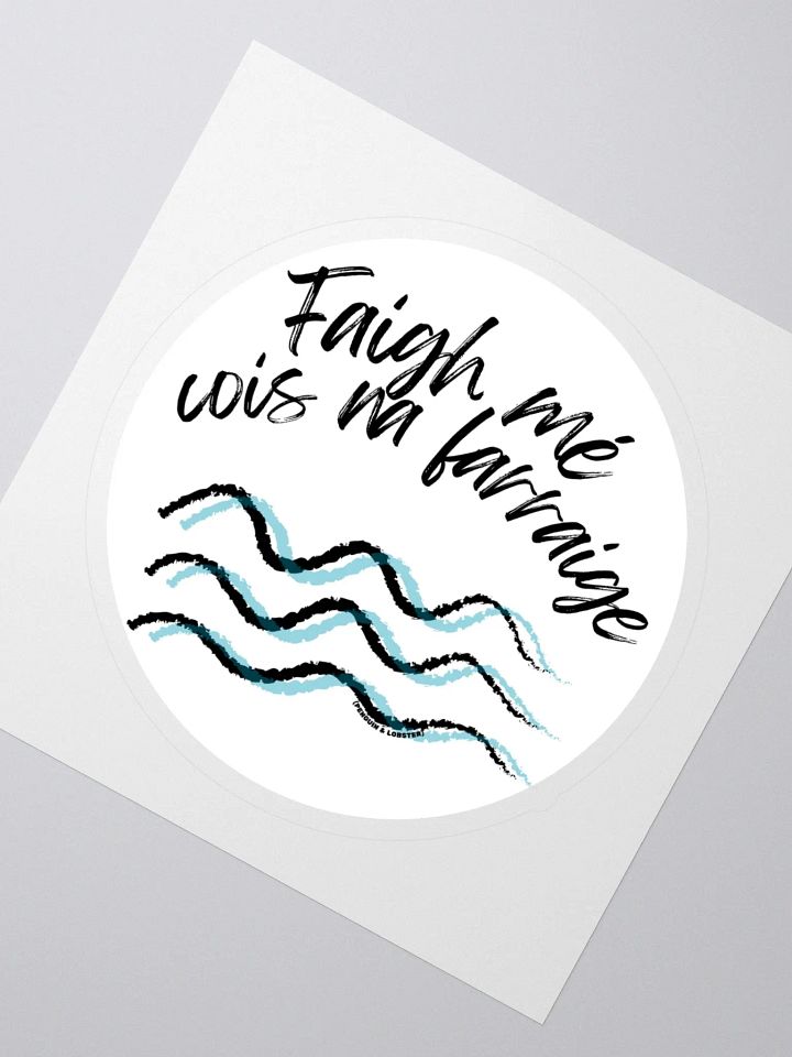 Faigh mé cois na farraige (Find me by the sea) Sticker product image (2)