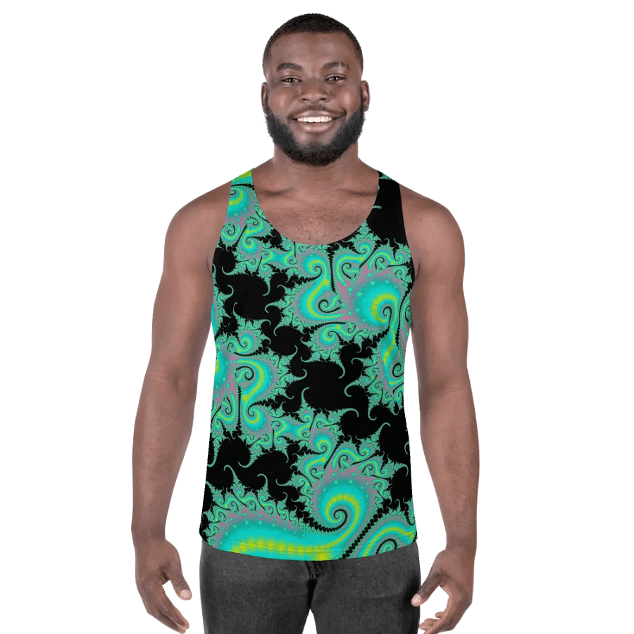 Fractal Men's Tank Top - Candyfloss Confection product image (5)