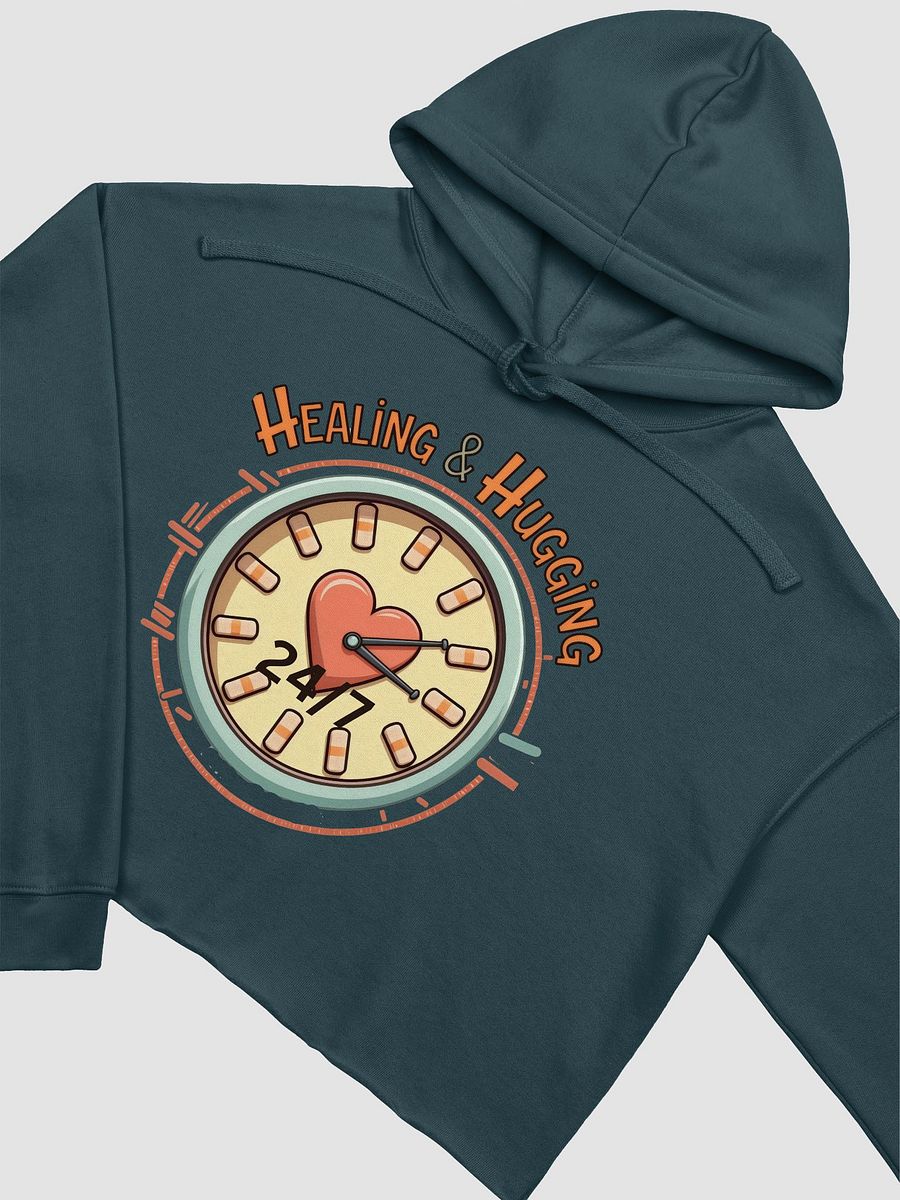 Healing and Hugging 24/7 Crop Hoodie product image (27)