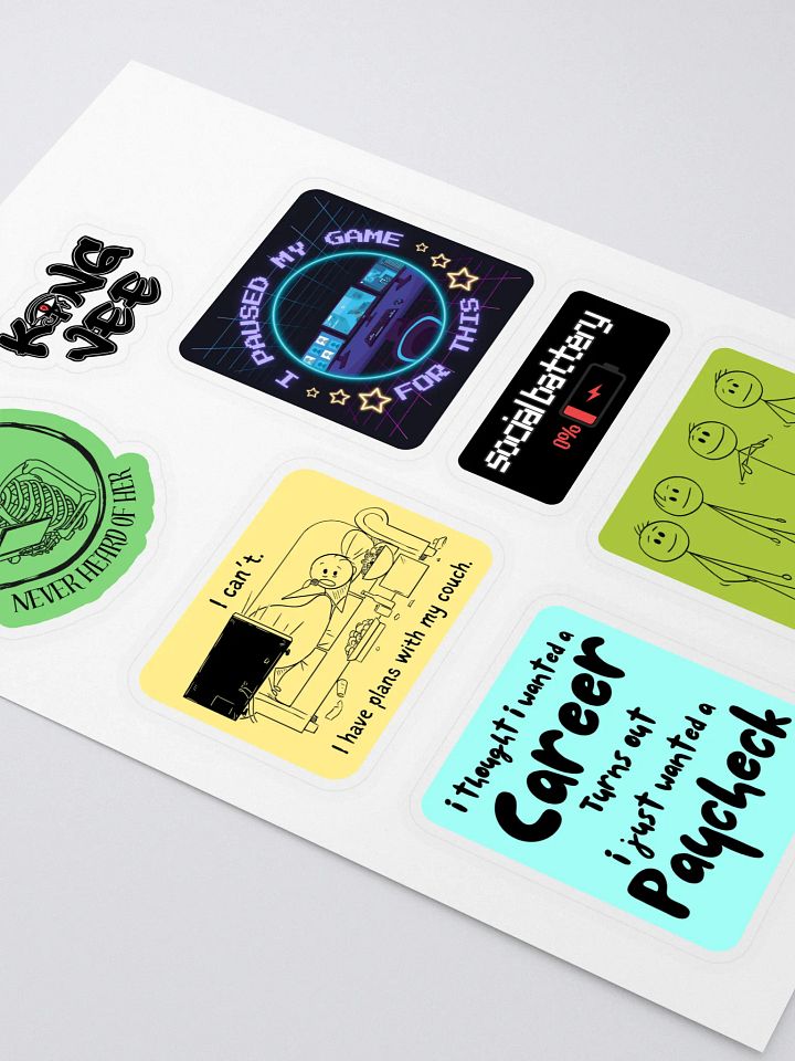 Relatable Sticker Sheet 1 product image (2)