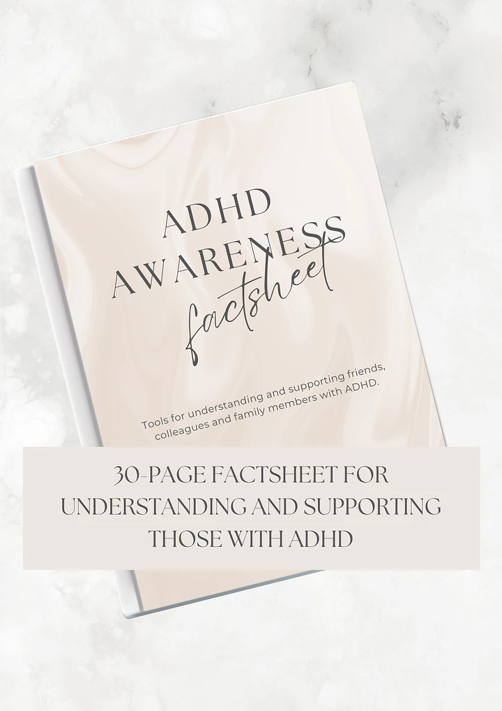 ADHD Awareness Factsheet product image (2)