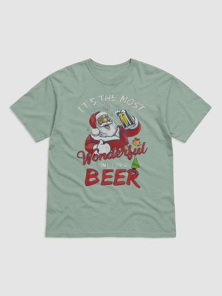 Santa’s Holiday Cheers Comfort Colors Garment-Dyed Heavyweight T-Shirt product image (1)