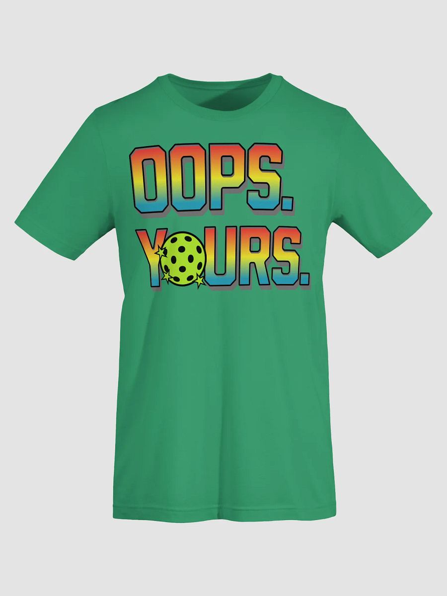 Oops Yours Pickleball Vibrant Graphic Tee product image (23)