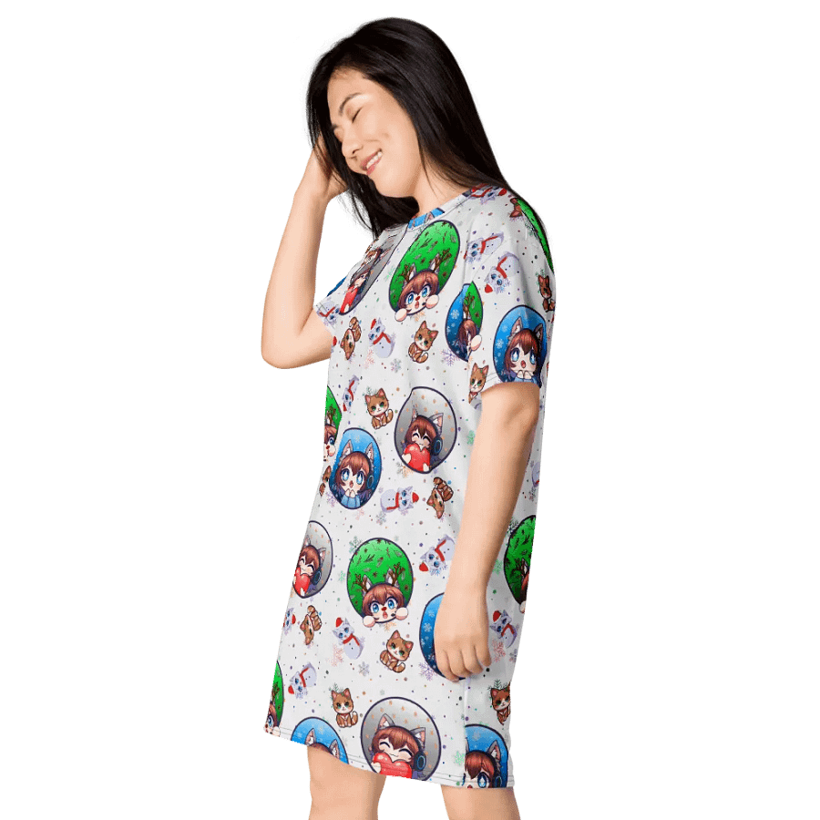 Merry Catmis T-Shirt Dress product image (4)