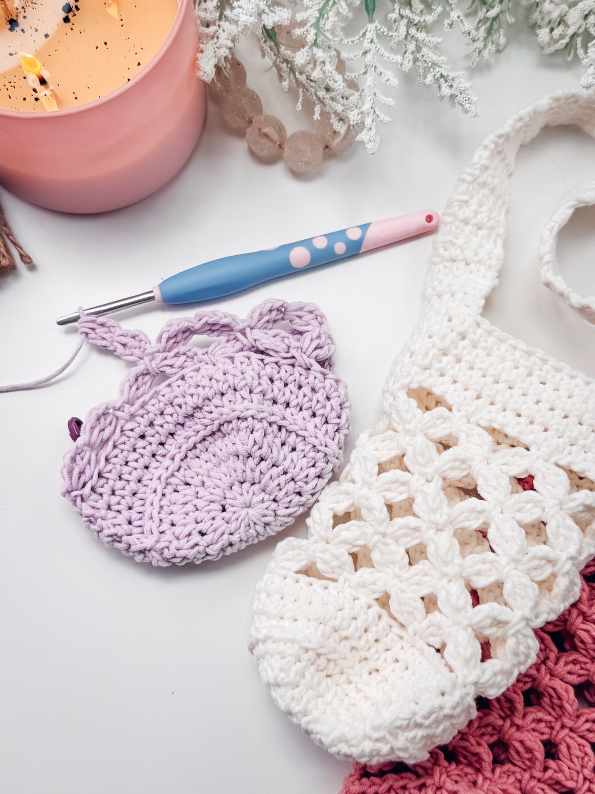 Circle Leaf Crochet Water Bottle Holder Pattern product image (4)
