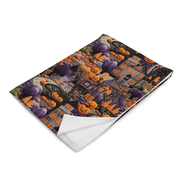 Halloween Village Blanket product image (2)