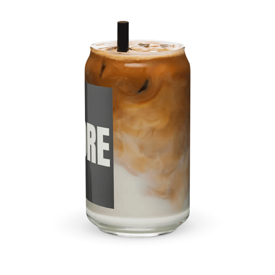 Can Shaped Drinking Glass 