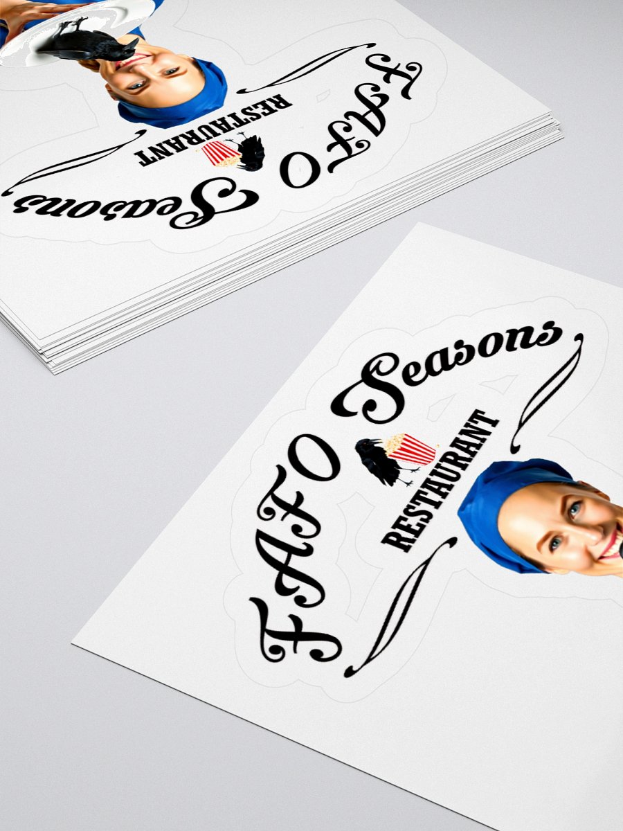 FAFO Seasons Restaurant - We Serve Crow - Sticker product image (5)